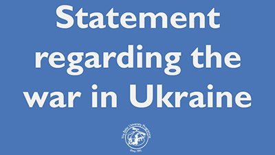 Statement regarding the war in Ukraine.